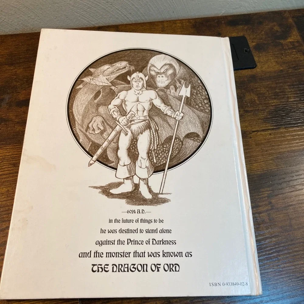 The Dragon of Ord McAdoo 1985 HC Rare OOP Low Run Illustrated Kids Fantasy Book